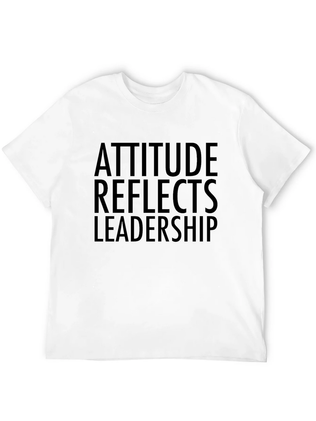 Attitude Reflects Leadership Black Graphic Tee product image 5