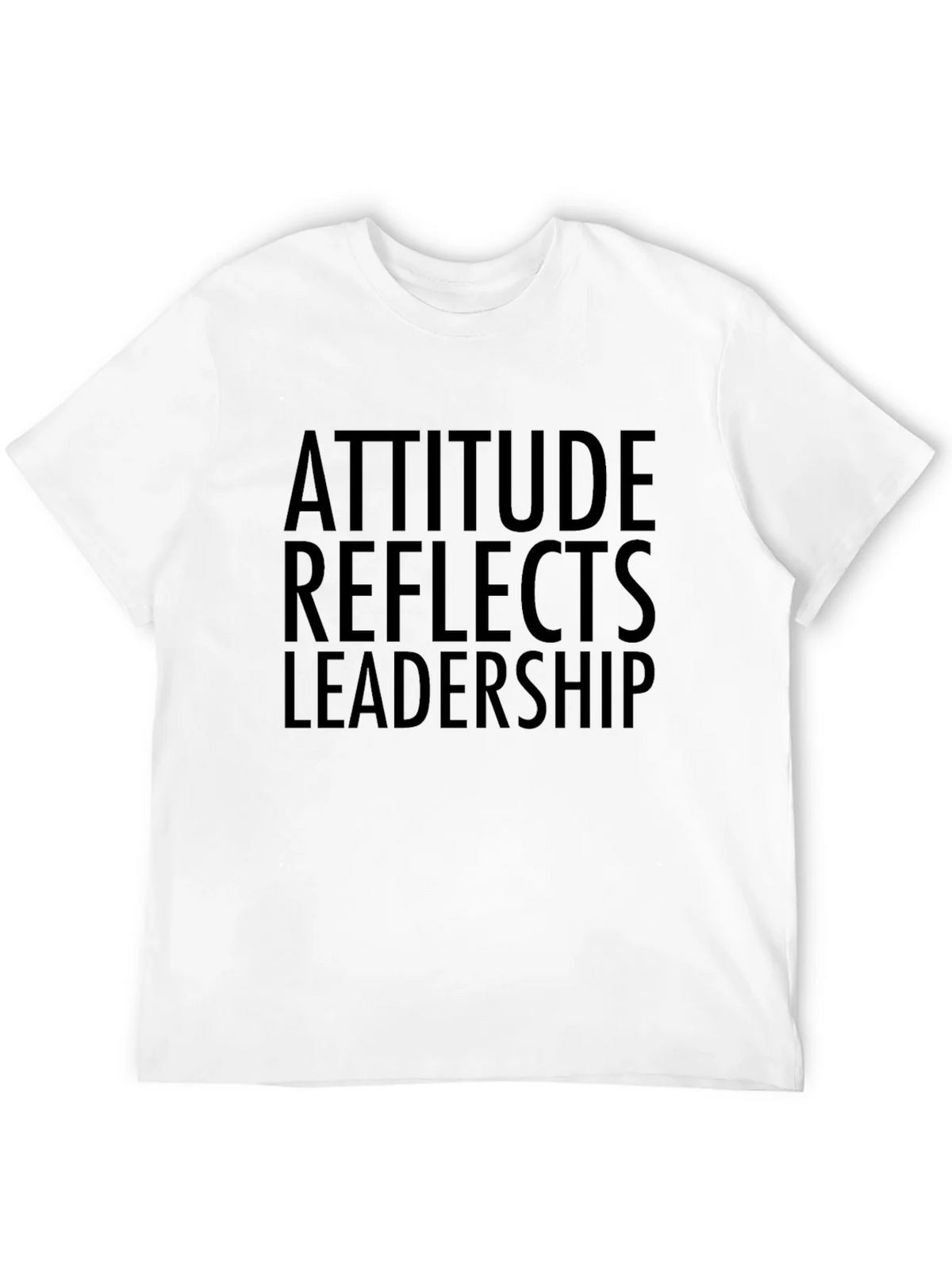 Attitude Reflects Leadership Black Graphic Tee product image 5