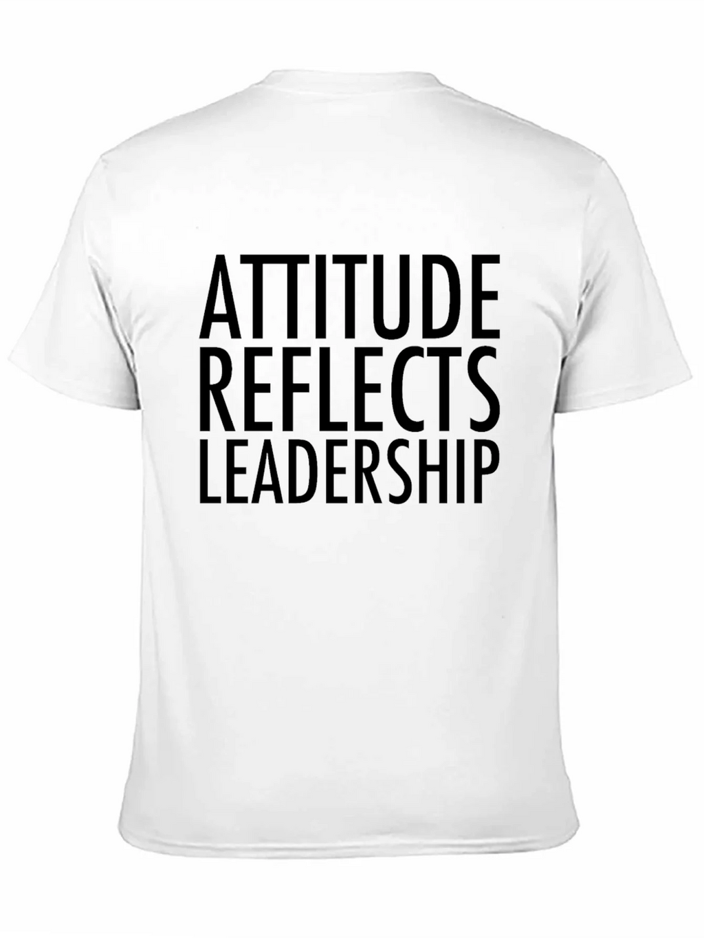 Attitude Reflects Leadership Black Graphic Tee product image 4