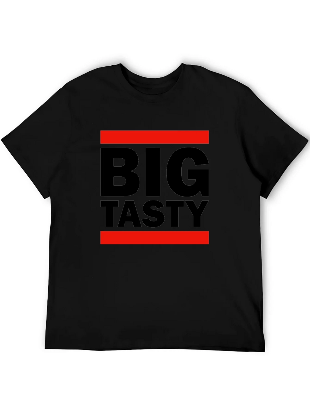 Big Tasty Graphic Tee - Black Cotton T-Shirt product image 5