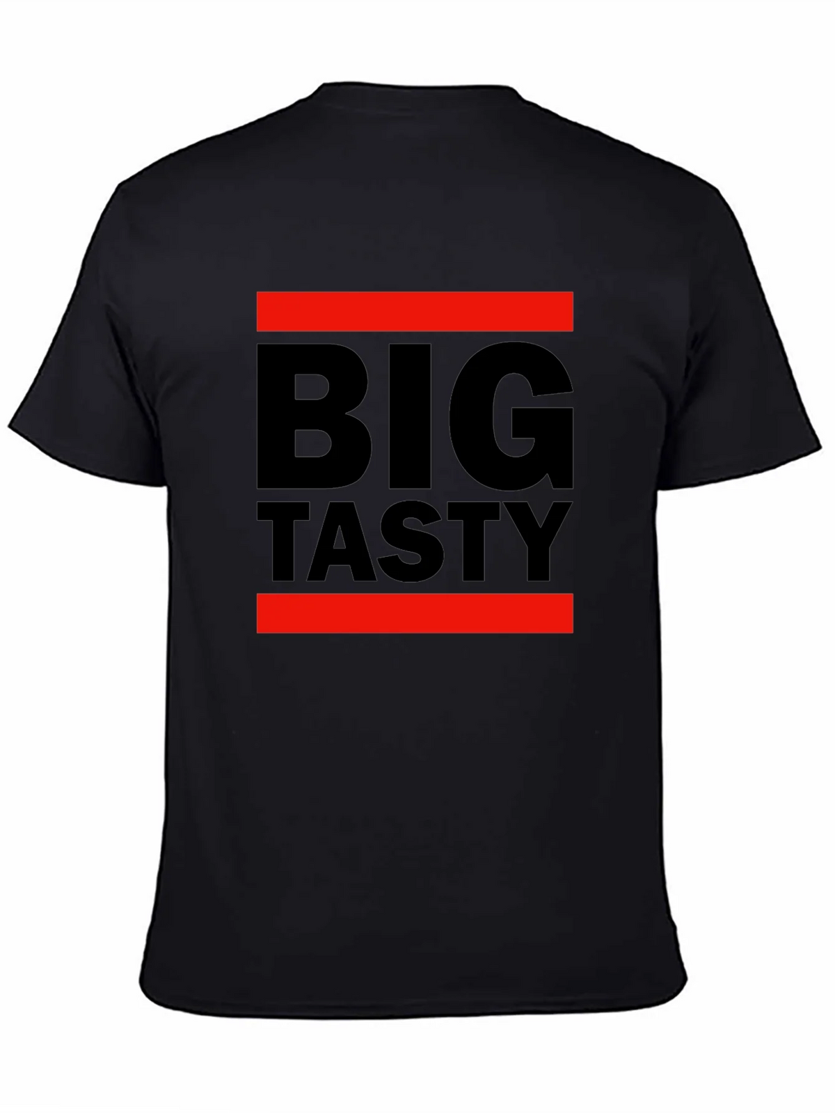 Big Tasty Graphic Tee - Black Cotton T-Shirt product image 4