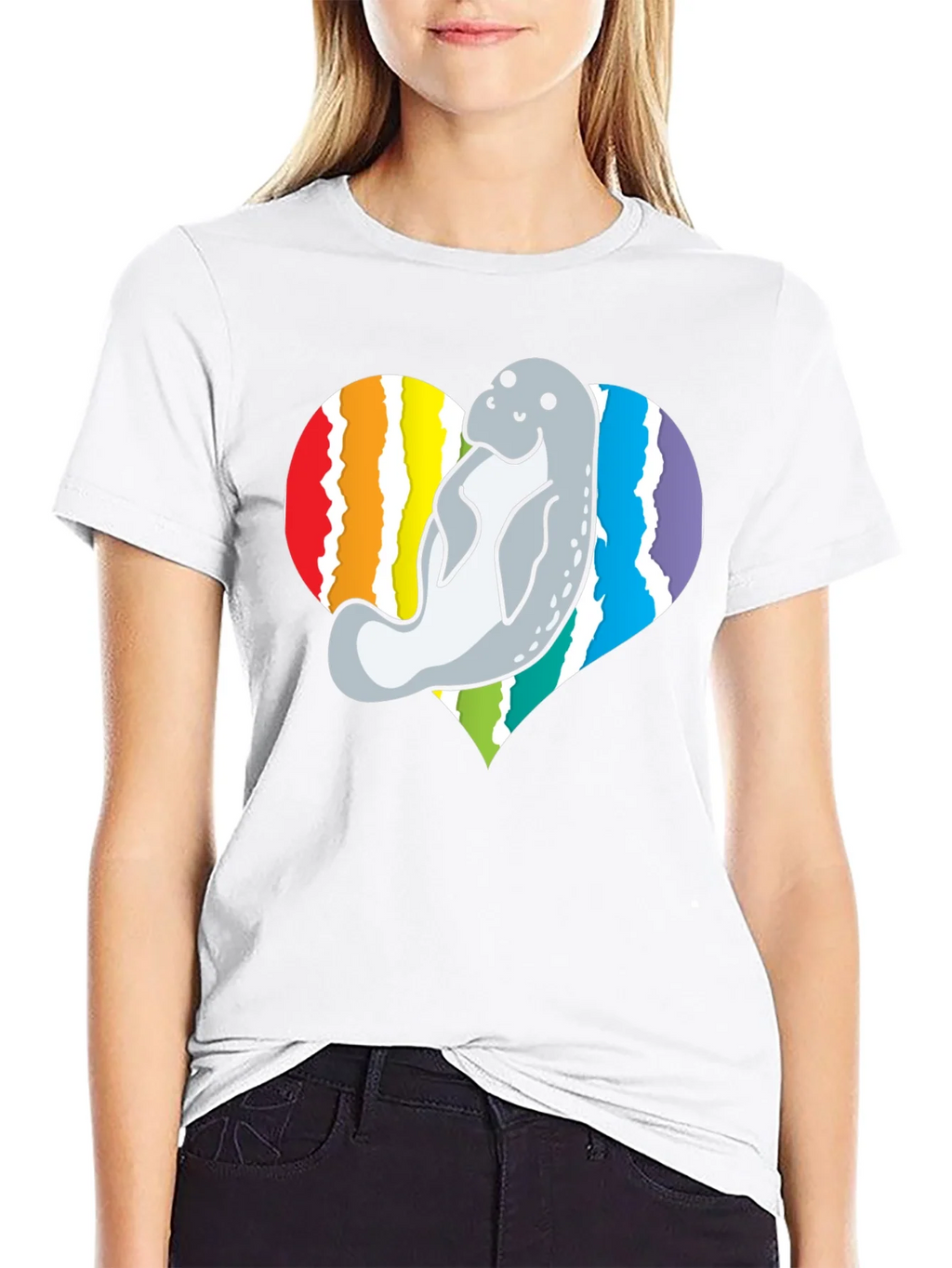 Manatee Heart Pride T-Shirt product image 8