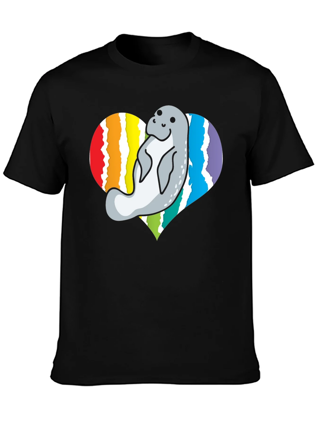 Manatee Heart Pride T-Shirt product image 3