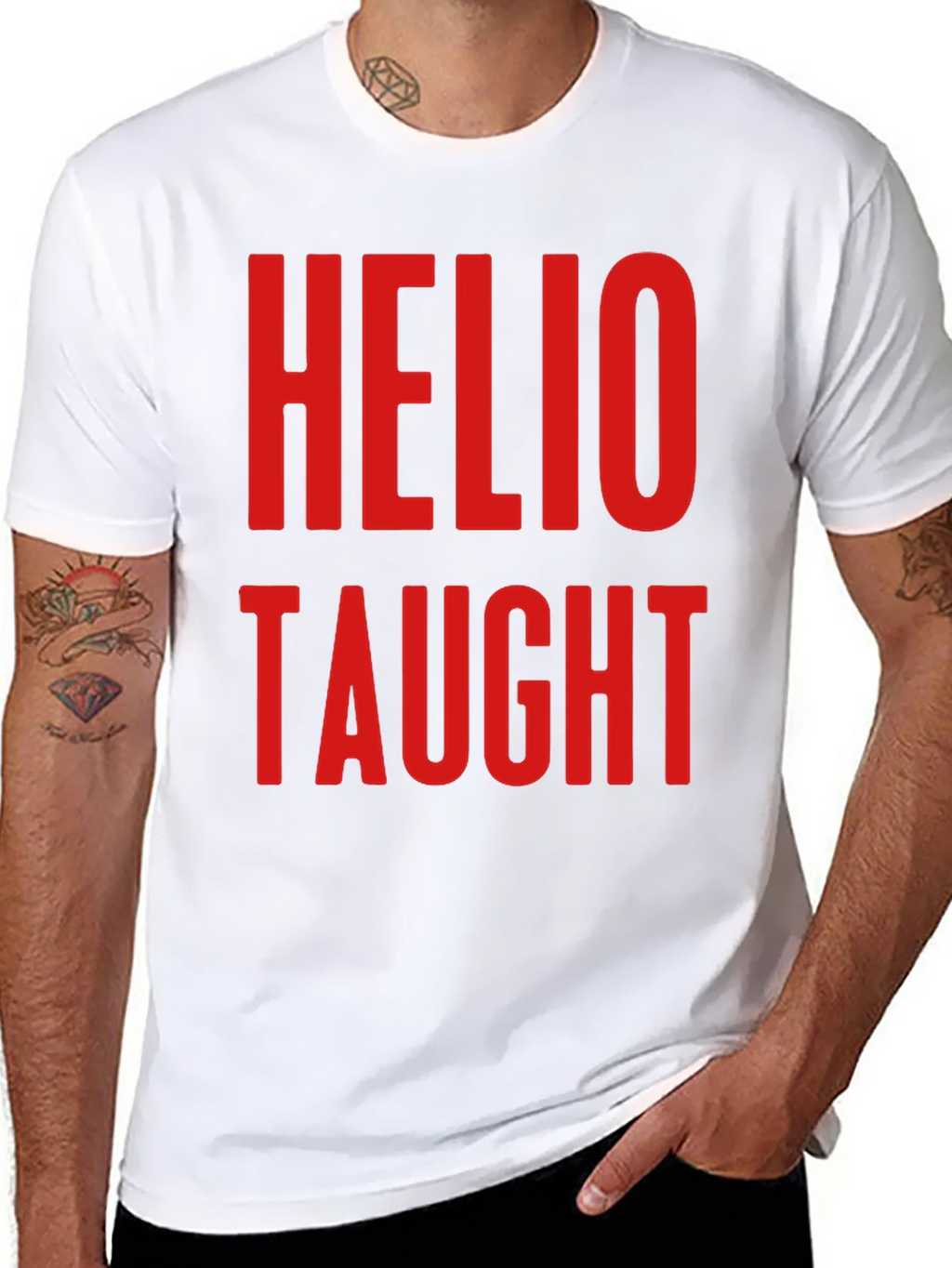 Helio Taught Graphic T-Shirt - Black product image 7