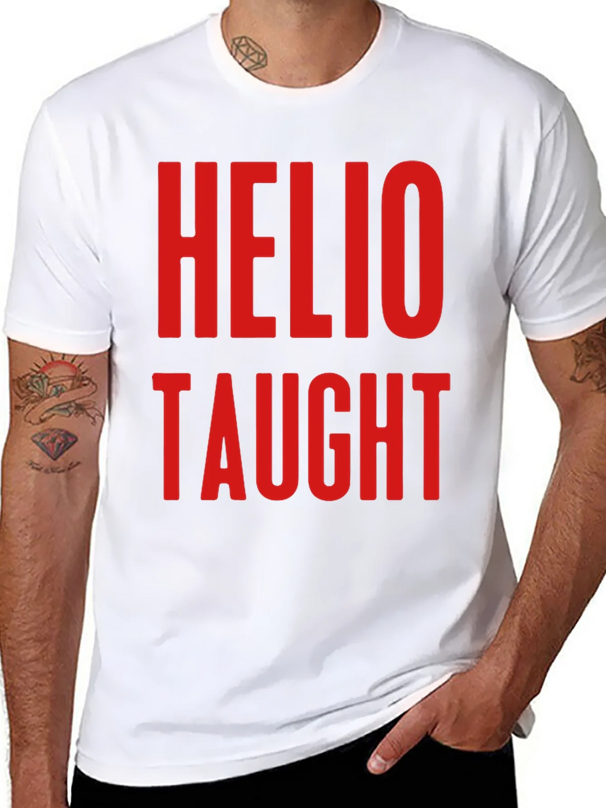 Helio Taught Graphic T-Shirt - Black product image 7