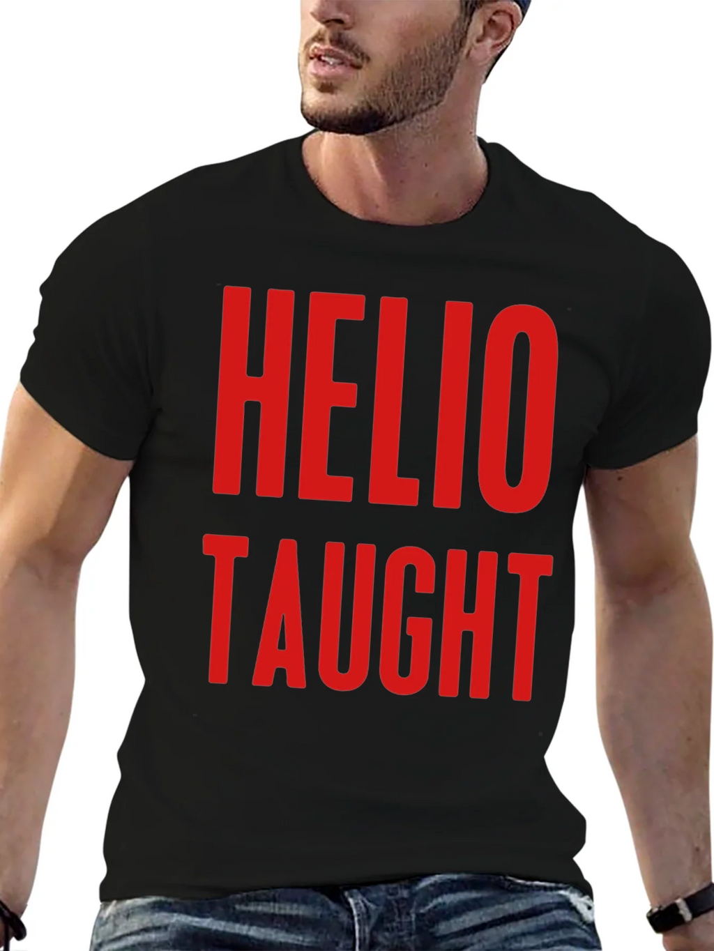 Helio Taught Graphic T-Shirt - Black product image 6