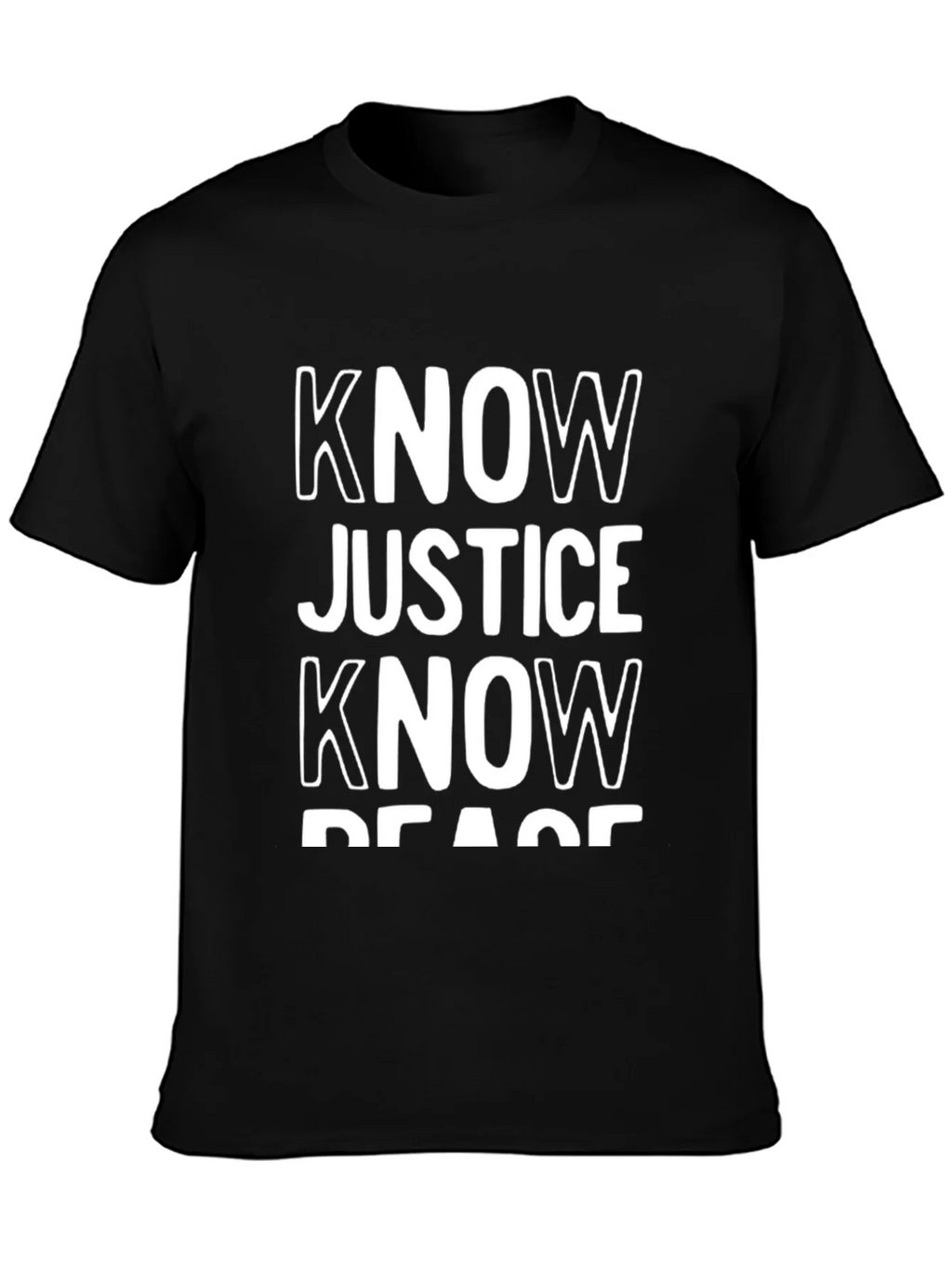 Know Justice Peace Graphic Tee product image 3