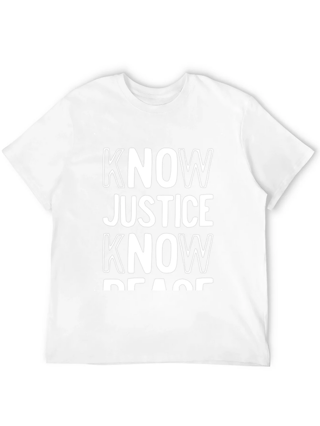 Know Justice Peace Graphic Tee product image 10