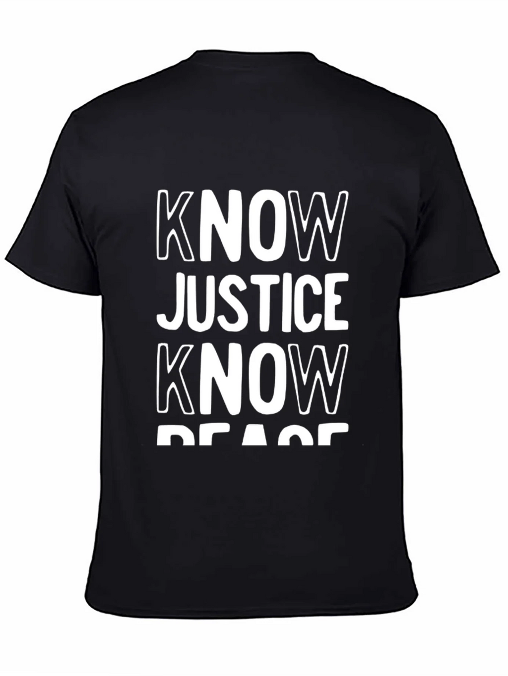 Know Justice Peace Graphic Tee product image 4