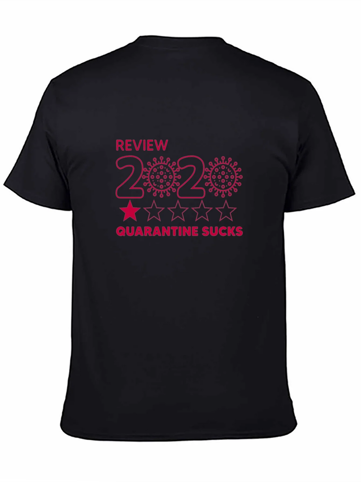 2020 Review Quarantine Sucks Graphic T-Shirt product image 4