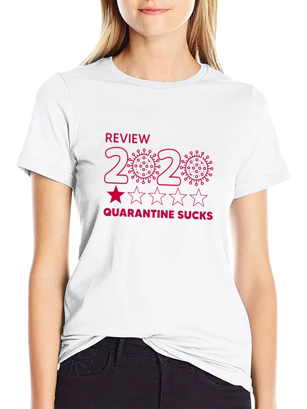 2020 Review Quarantine Sucks Graphic T-Shirt product image 8