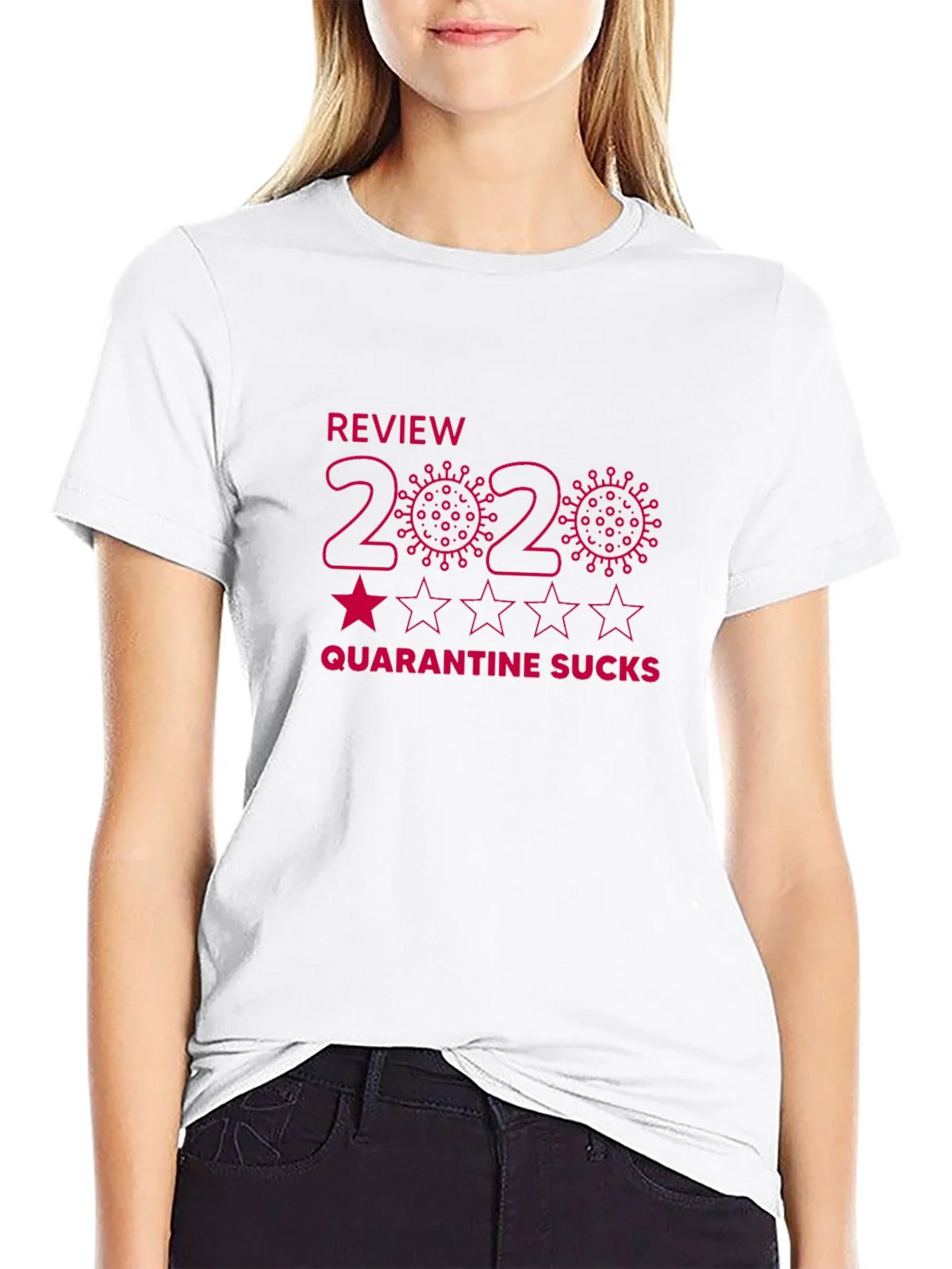 2020 Review Quarantine Sucks Graphic T-Shirt product image 8