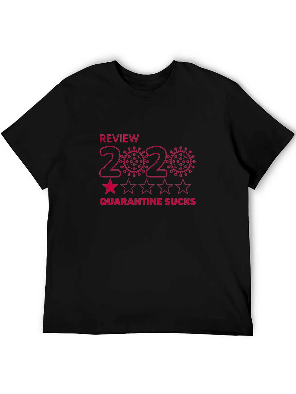 2020 Review Quarantine Sucks Graphic T-Shirt product image 5