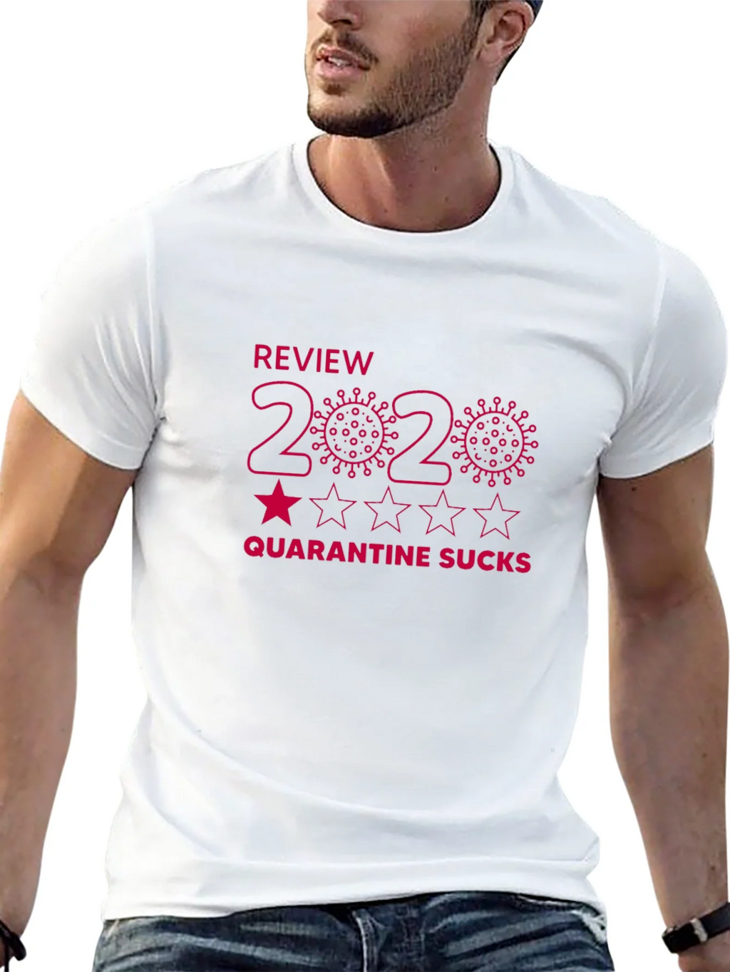 2020 Review Quarantine Sucks Graphic T-Shirt product image 12
