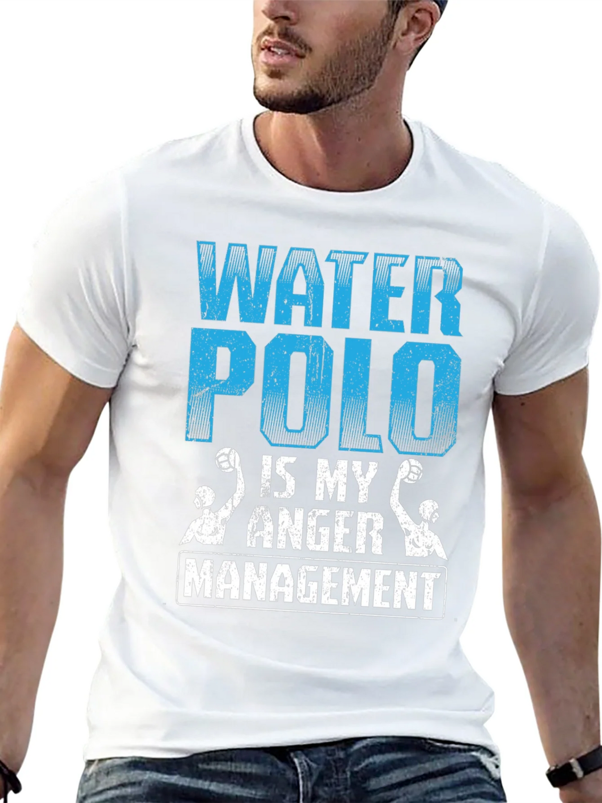 Water Polo Anger Management T-Shirt product image 12