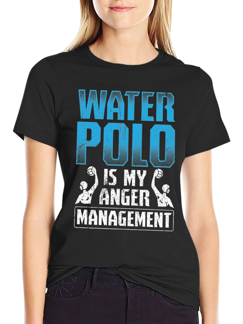Water Polo Anger Management T-Shirt product image 2