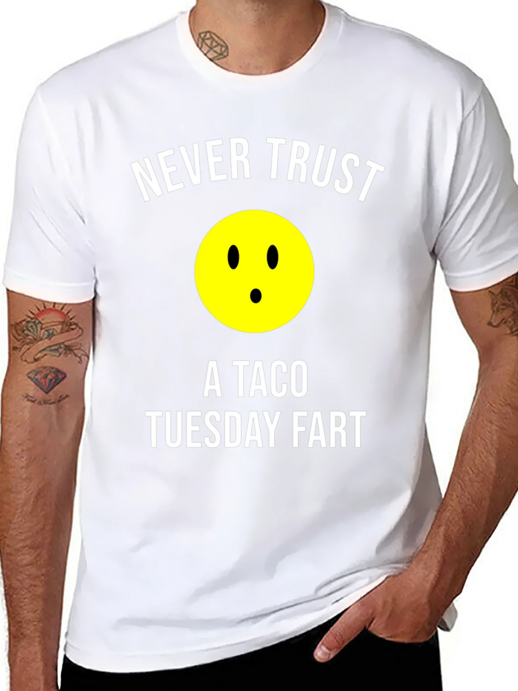 Never Trust a Taco Tuesday Fart Graphic T-Shirt product image 7