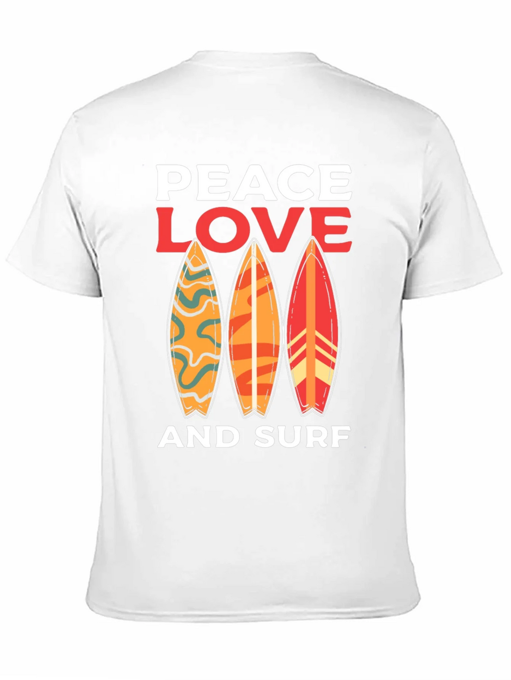 Peace Love Surf Graphic Tee - Unisex product image 10