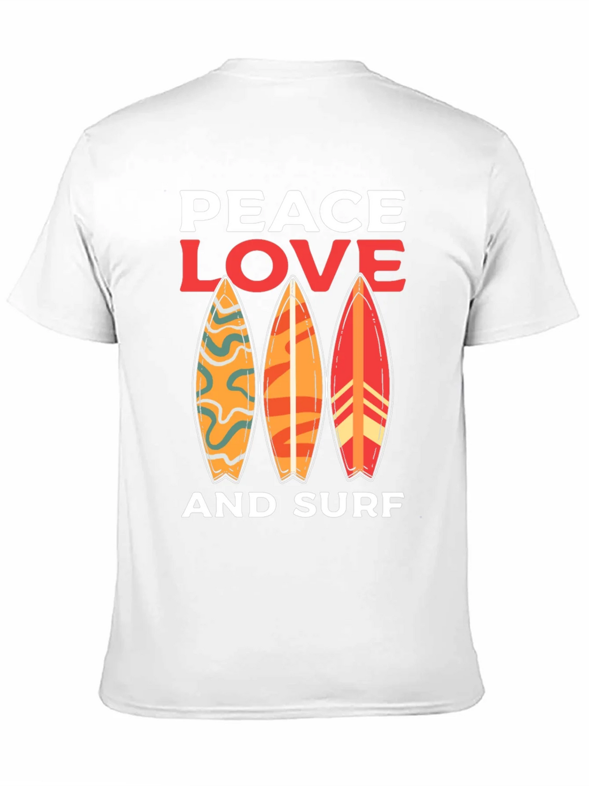 Peace Love Surf Graphic Tee - Unisex product image 10