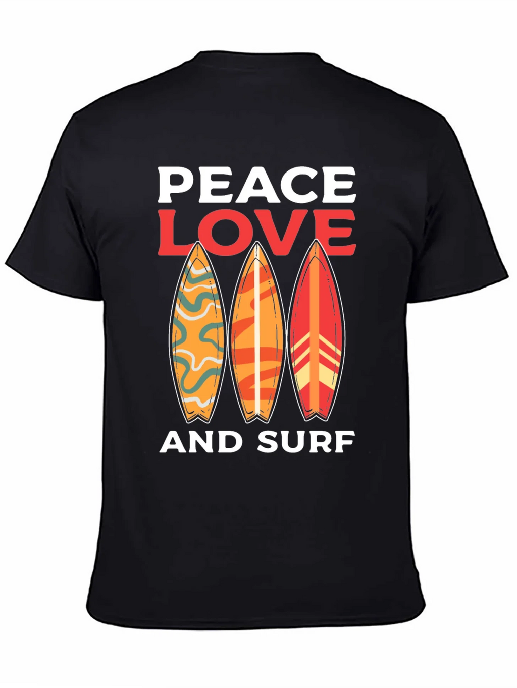 Peace Love Surf Graphic Tee - Unisex product image 4