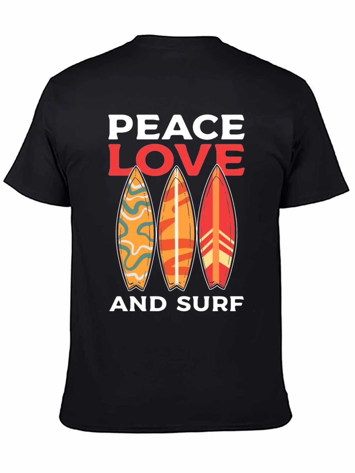 Peace Love Surf Graphic Tee - Unisex product image 4