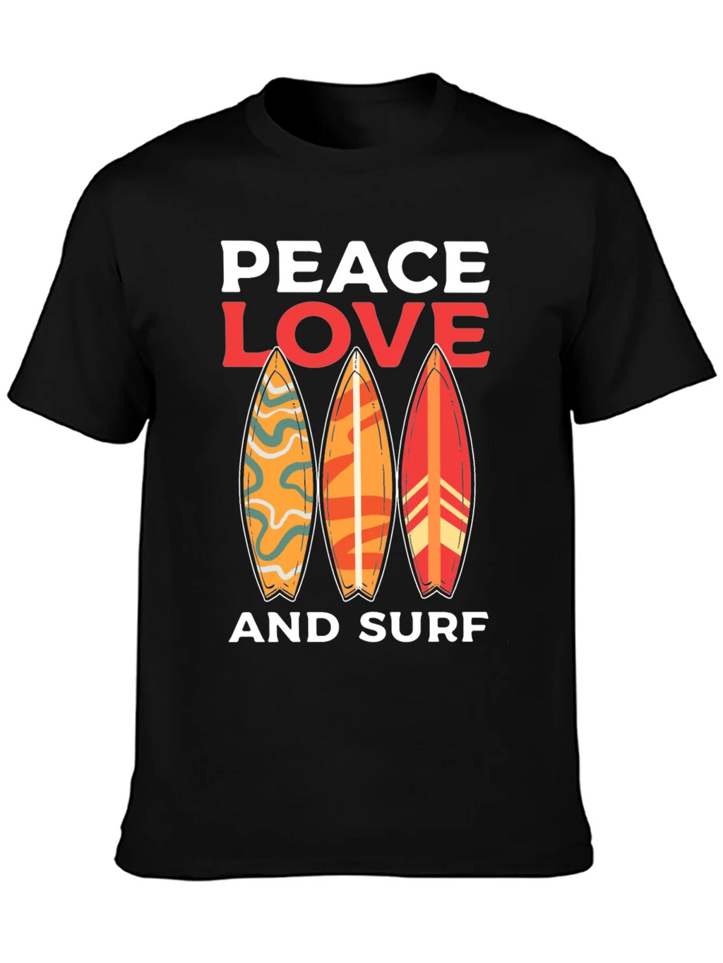 Peace Love Surf Graphic Tee - Unisex product image 3