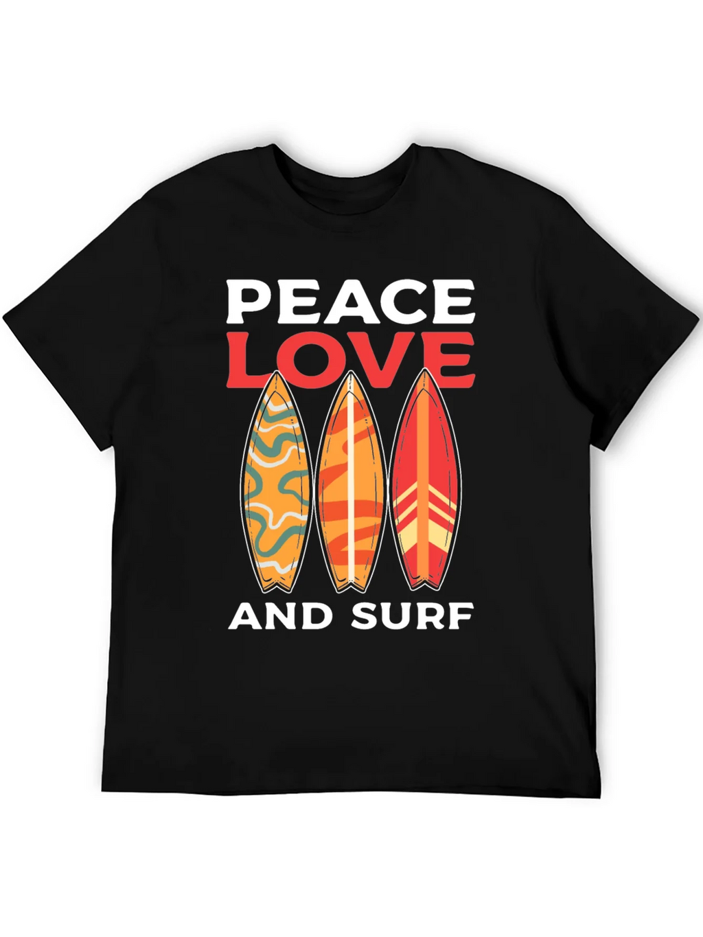 Peace Love Surf Graphic Tee - Unisex product image 5