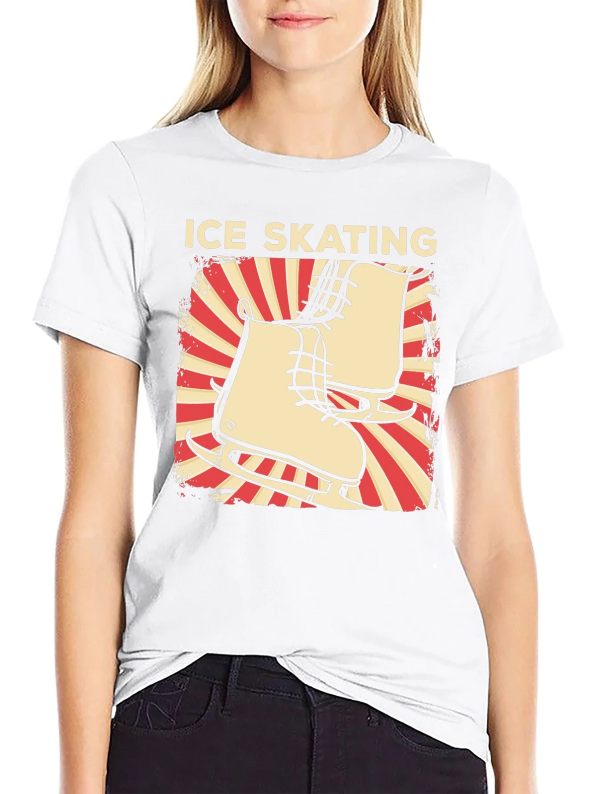 Ice Skating Graphic Tee - Retro Design product image 8
