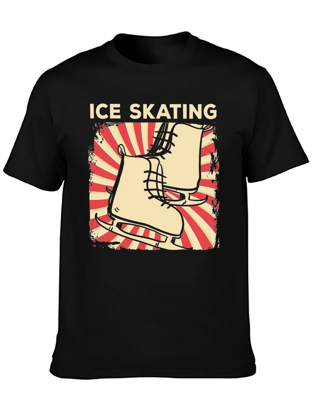 Ice Skating Graphic Tee - Retro Design product image 3