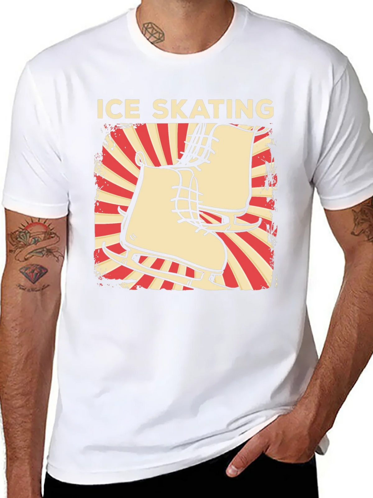 Ice Skating Graphic Tee - Retro Design product image 7