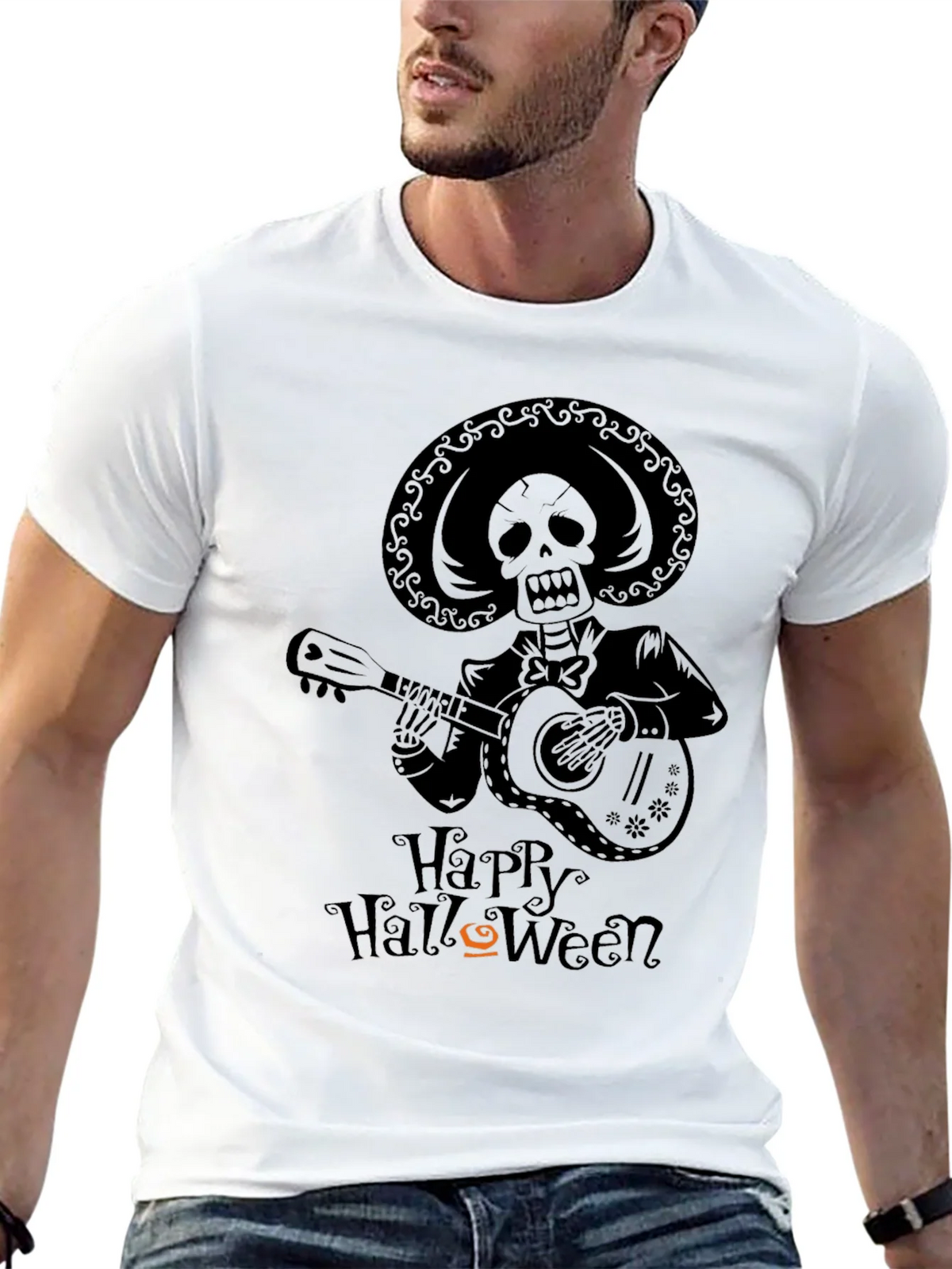 Day of the Dead Halloween Graphic Tee product image 12