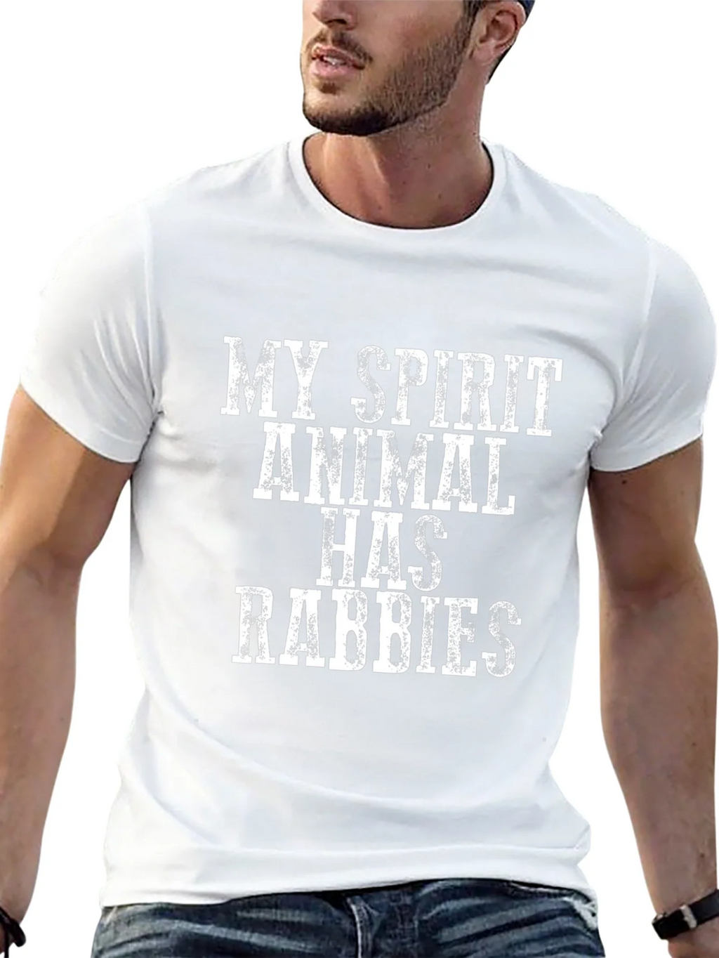 My Spirit Animal Has Rabies Graphic Tee product image 12