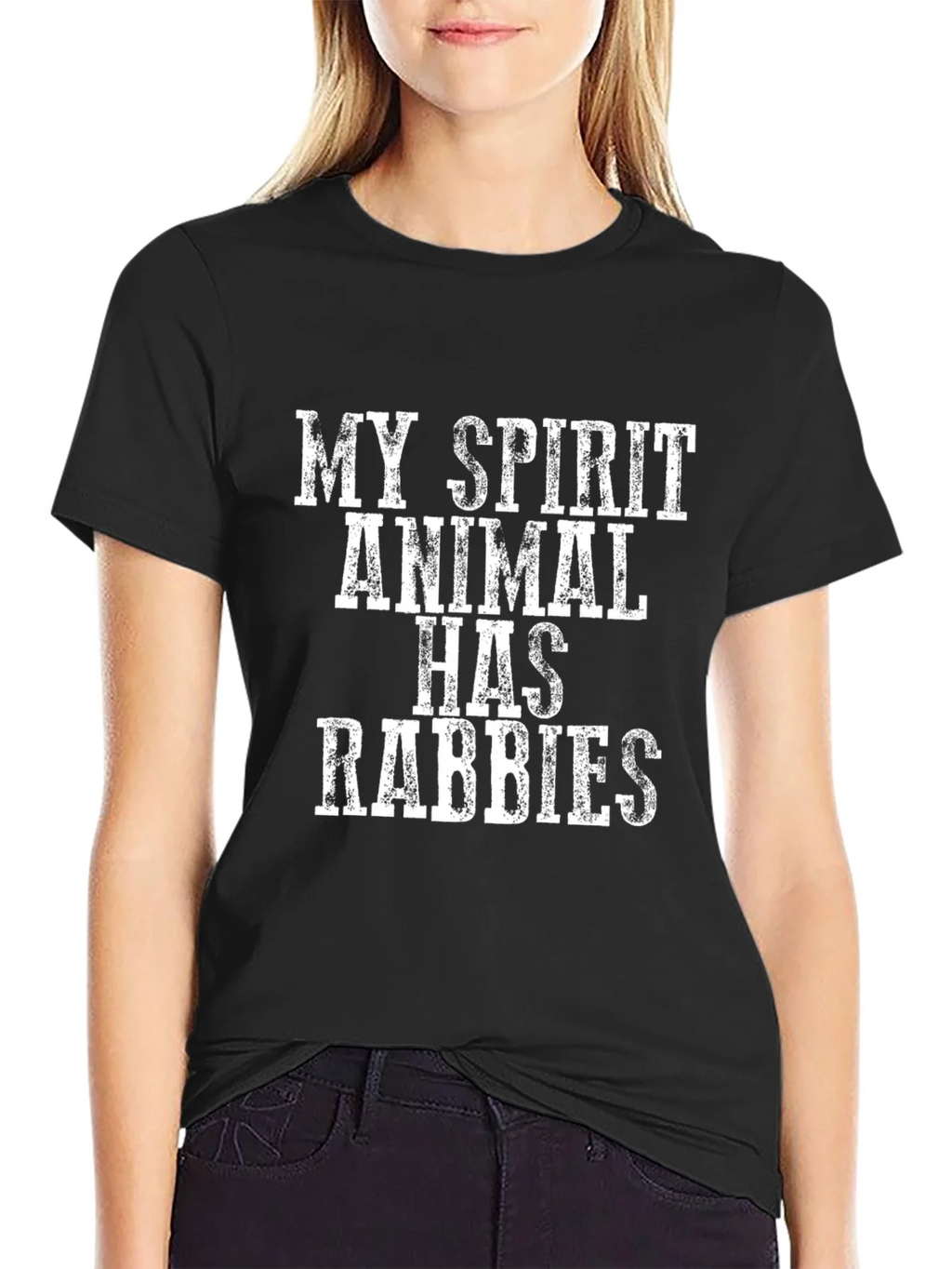 My Spirit Animal Has Rabies Graphic Tee product image 2