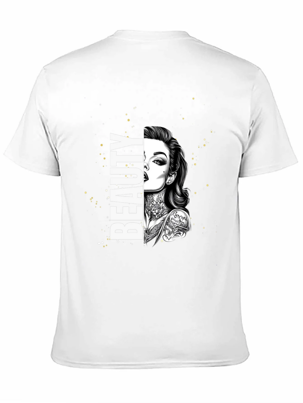 Beauty Tattoo Graphic T-Shirt - Trendy Tee product image 10
