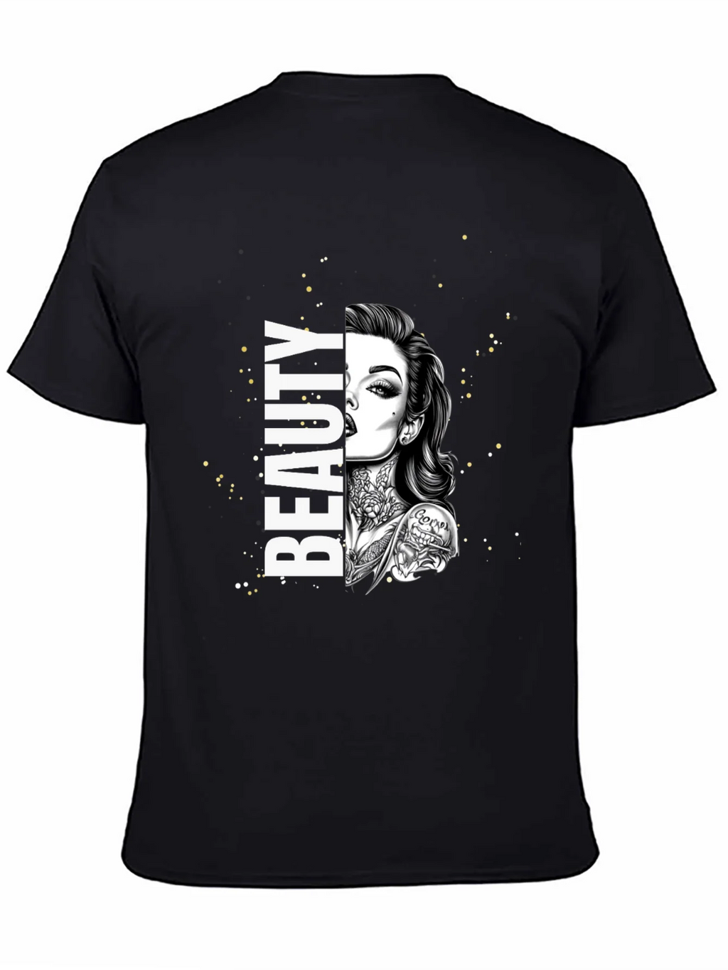 Beauty Tattoo Graphic T-Shirt - Trendy Tee product image 4