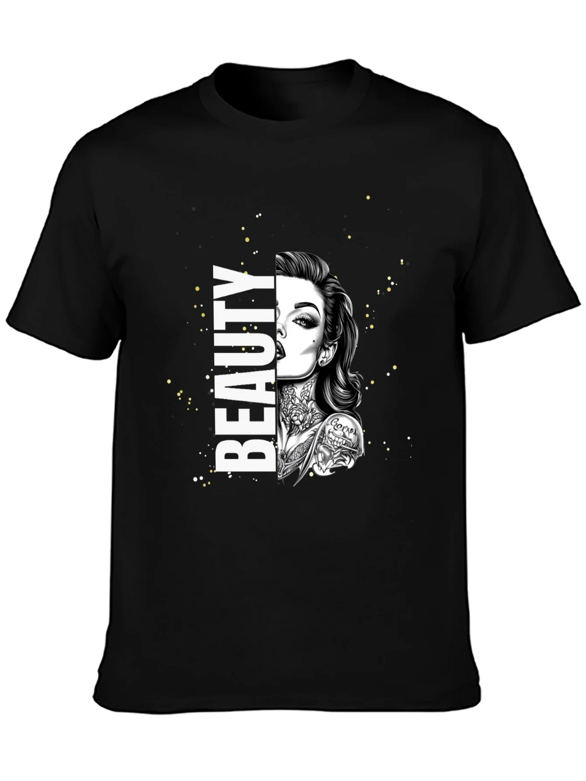 Beauty Tattoo Graphic T-Shirt - Trendy Tee product image 3
