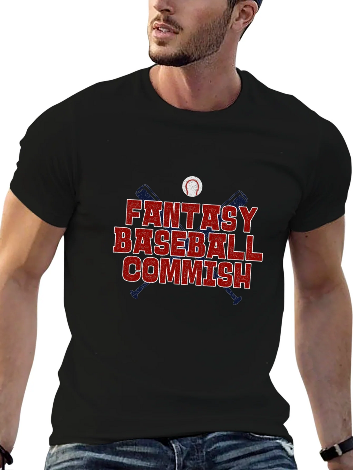 Fantasy Baseball Commish Graphic Tee product image 6
