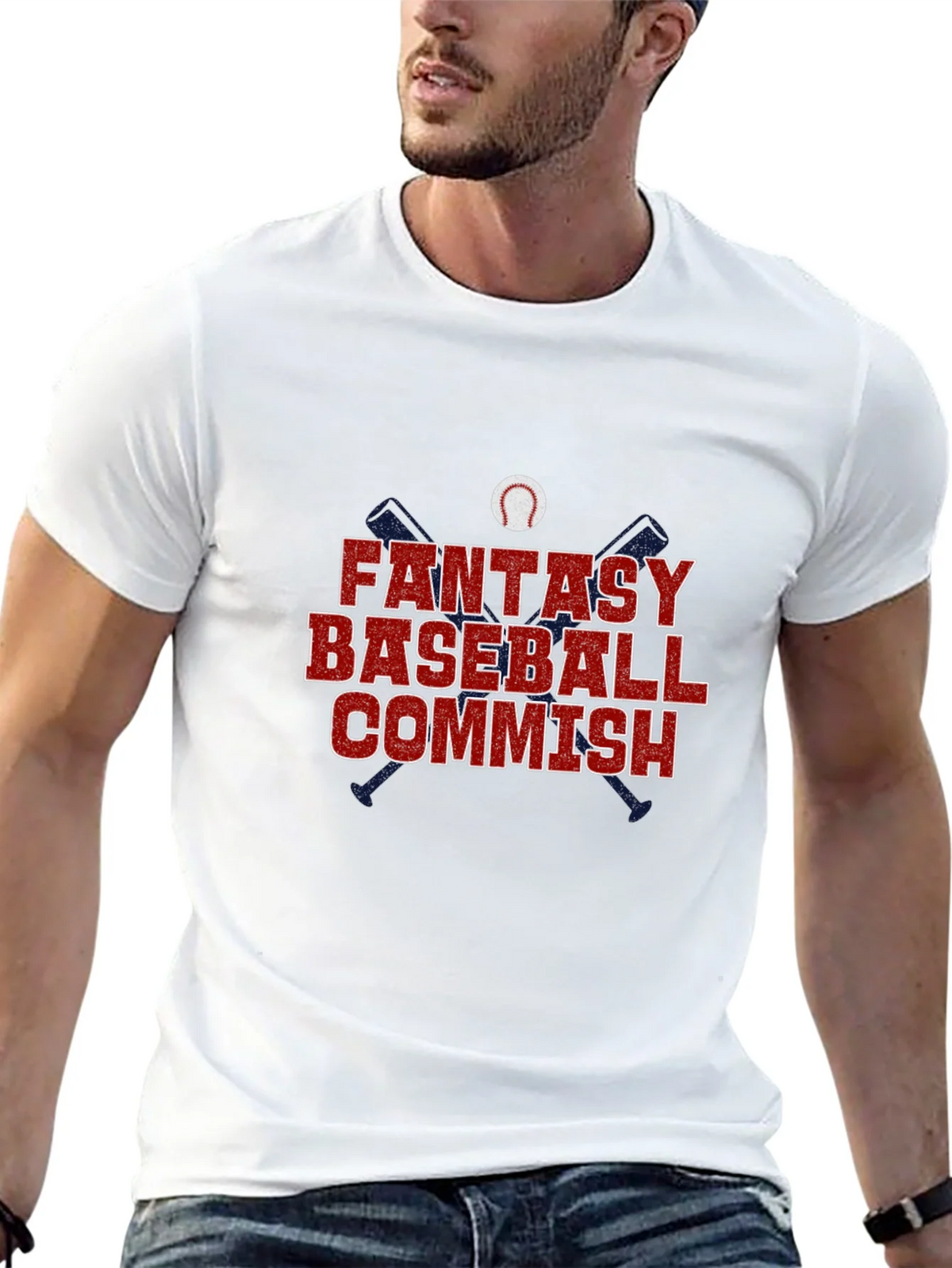 Fantasy Baseball Commish Graphic Tee product image 12