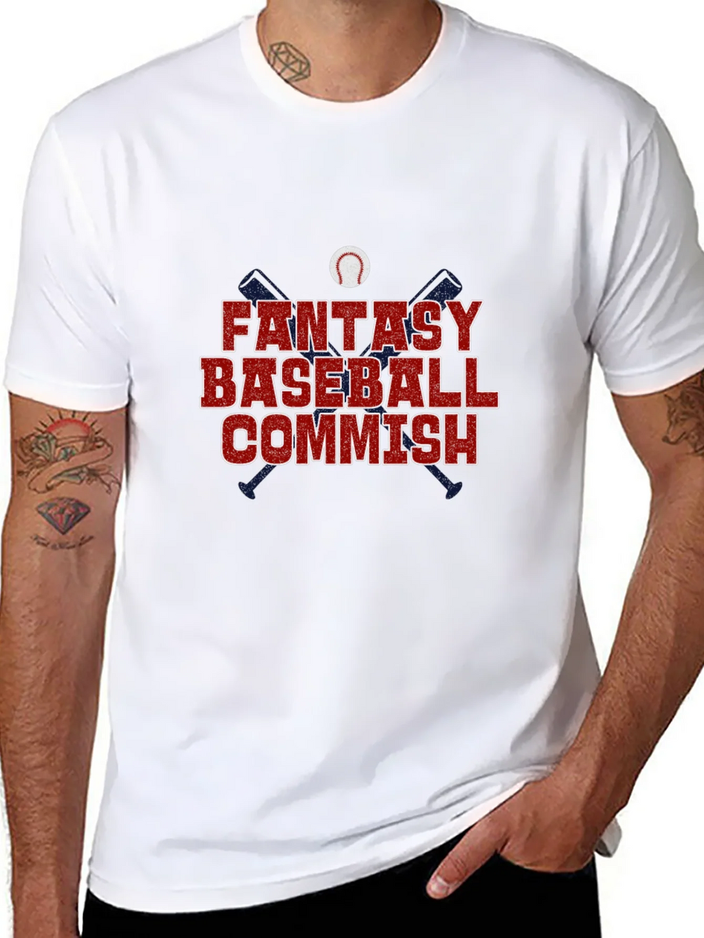 Fantasy Baseball Commish Graphic Tee product image 7