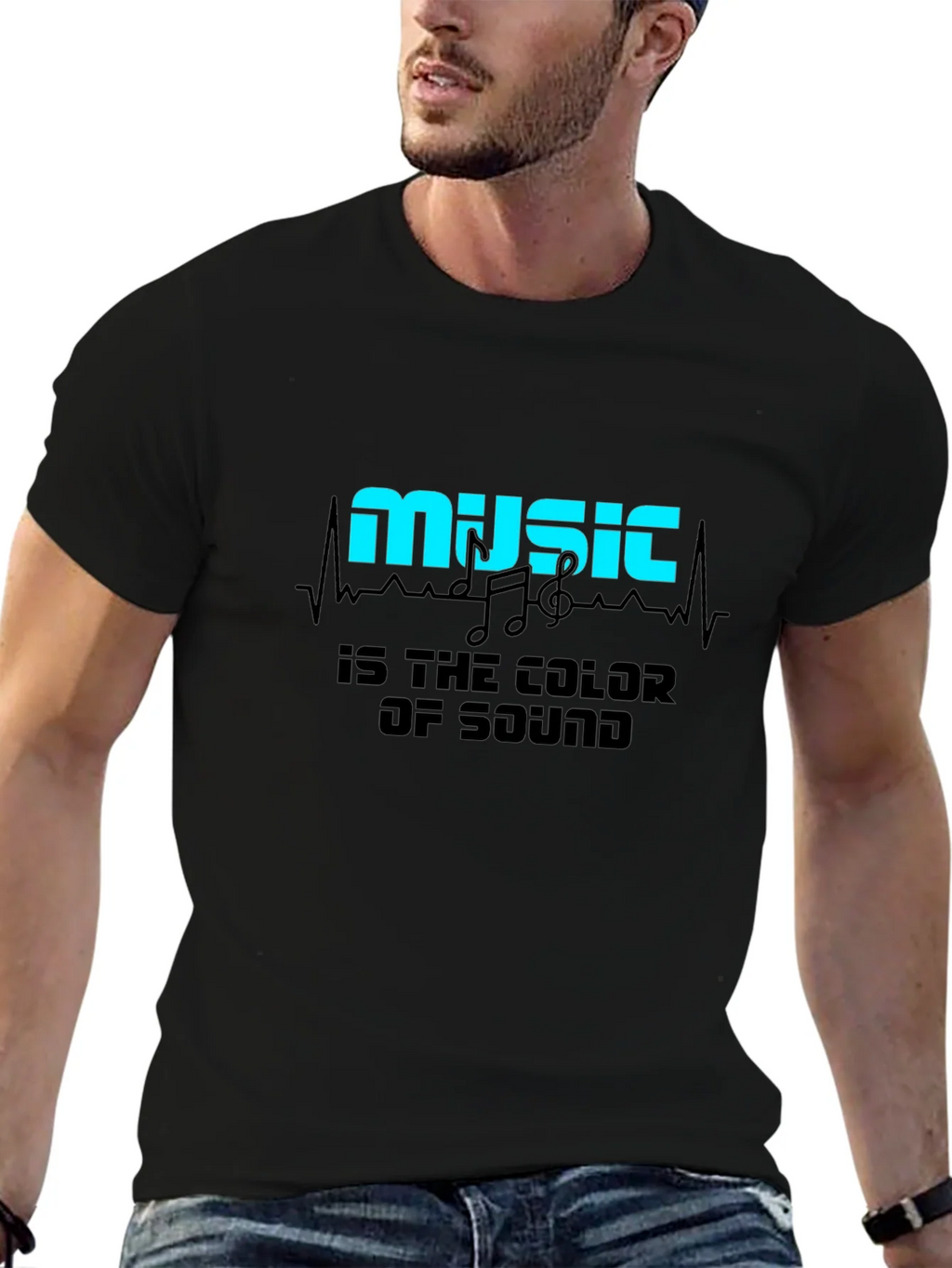 Music is the Color of Sound T-Shirt product image 6