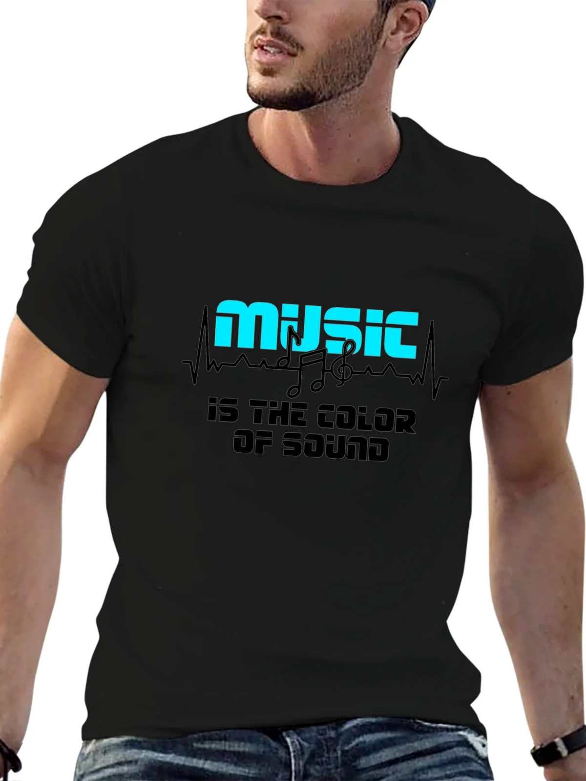 Music is the Color of Sound T-Shirt product image 6