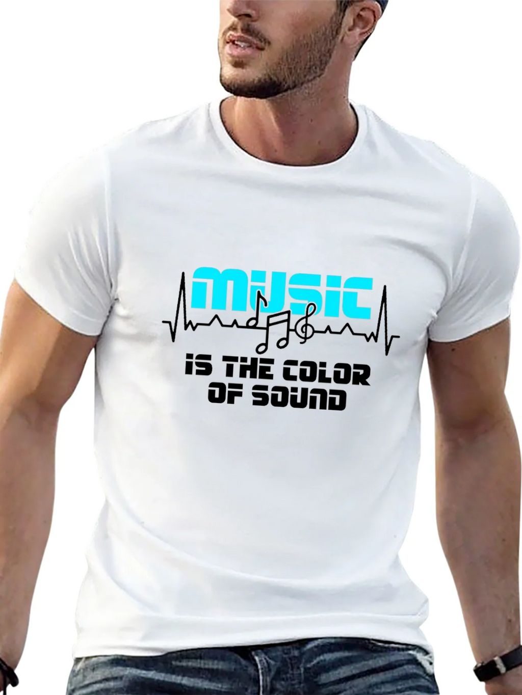 Music is the Color of Sound T-Shirt product image 12