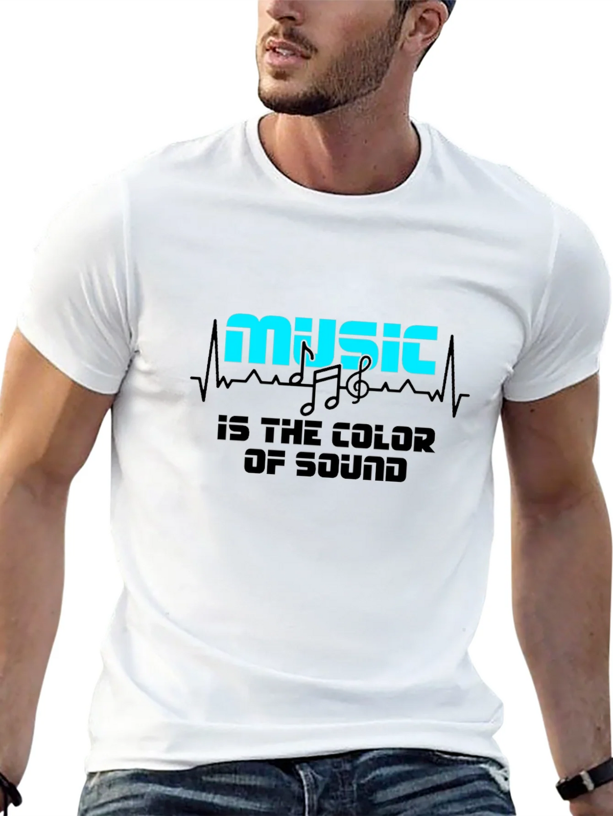 Music is the Color of Sound T-Shirt product image 12