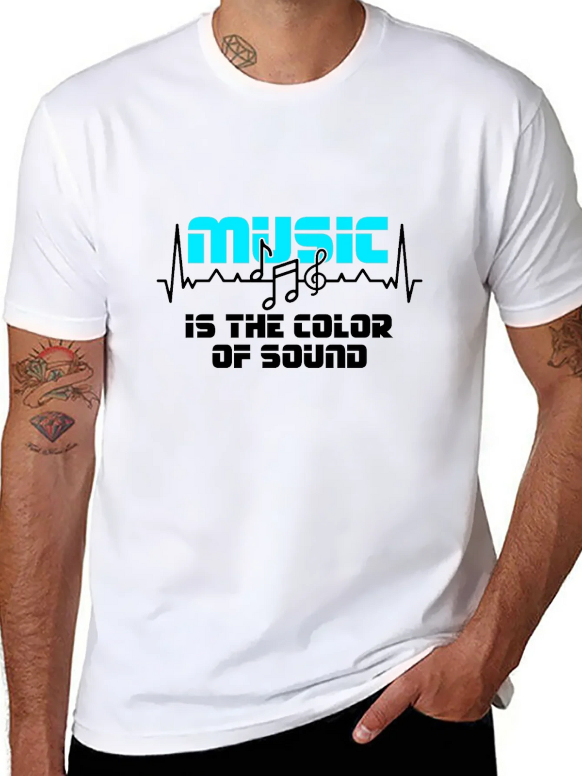 Music is the Color of Sound T-Shirt product image 7