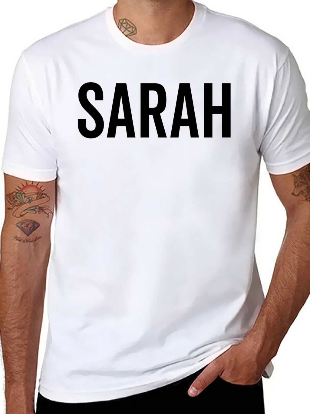 SARAH Bold Text Tee - Casual Style product image 7