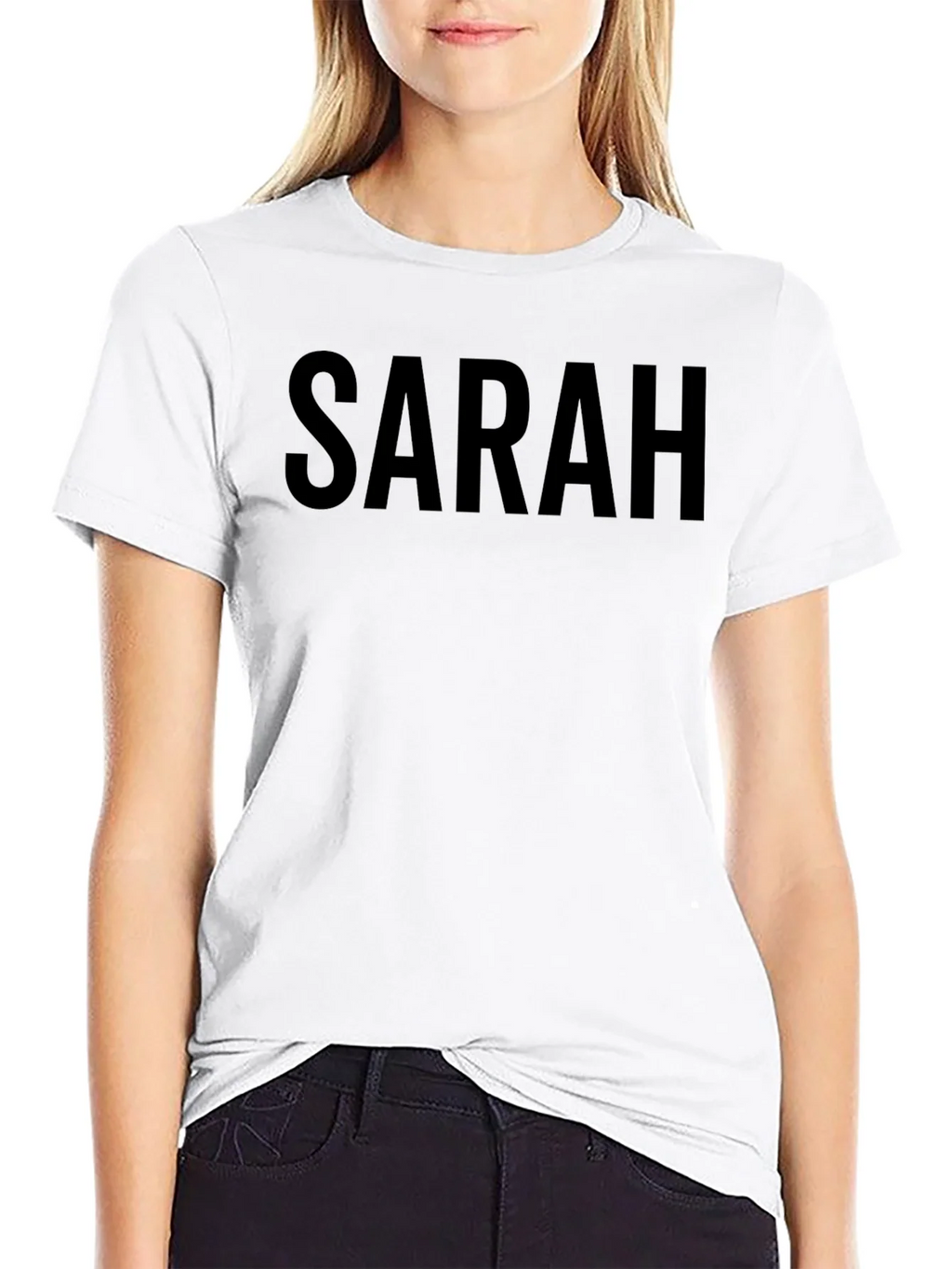 SARAH Bold Text Tee - Casual Style product image 8
