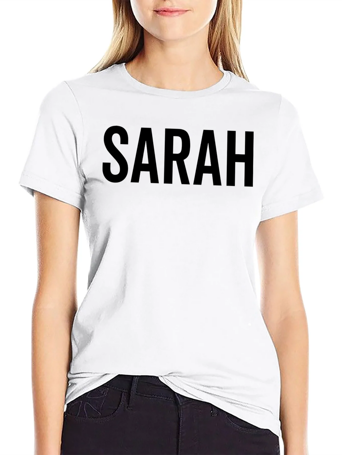 SARAH Bold Text Tee - Casual Style product image 8
