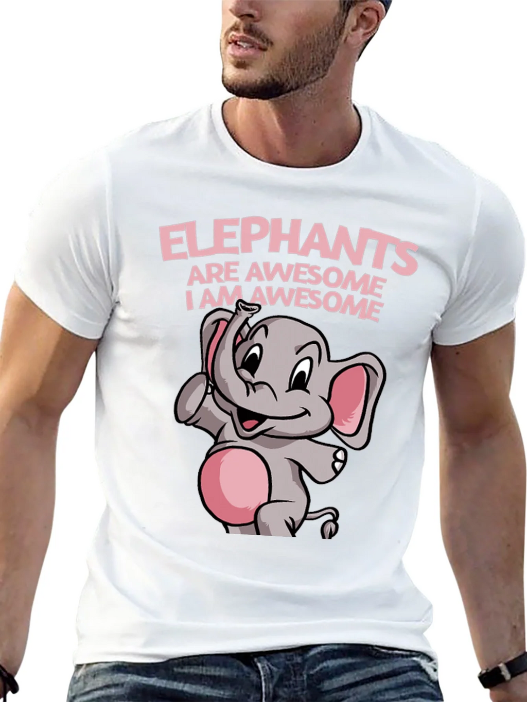 Elephant Awesome Graphic Tee Shirt product image 11