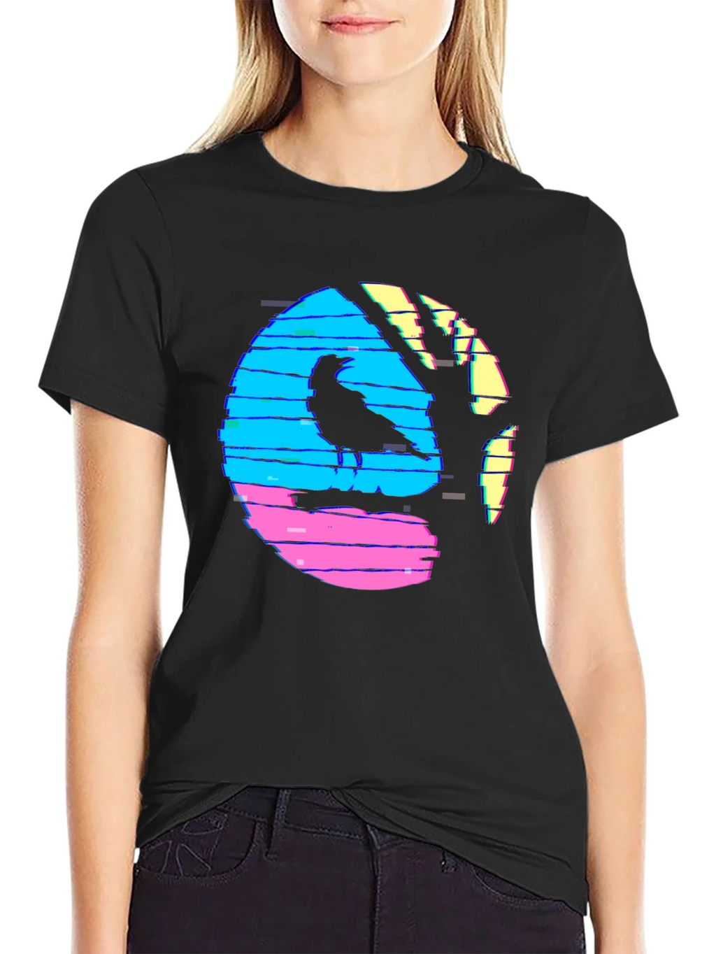 Retro Crow Graphic Tee product image 2