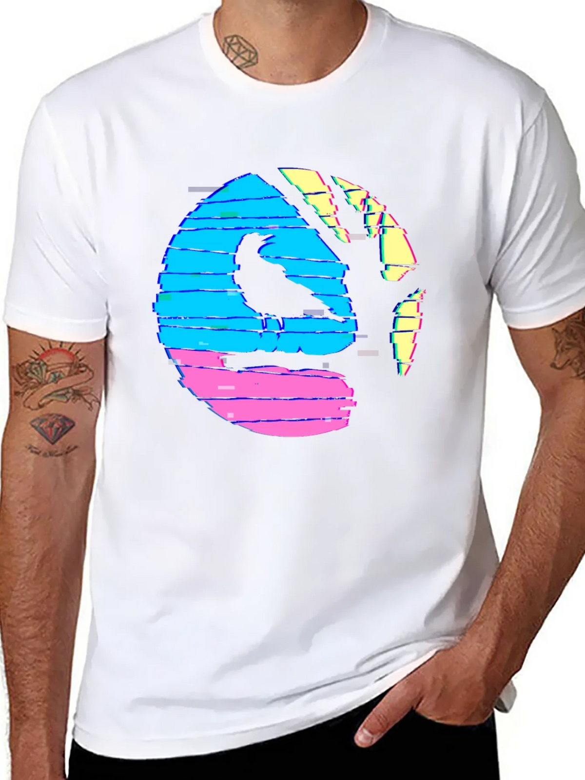 Retro Crow Graphic Tee product image 7